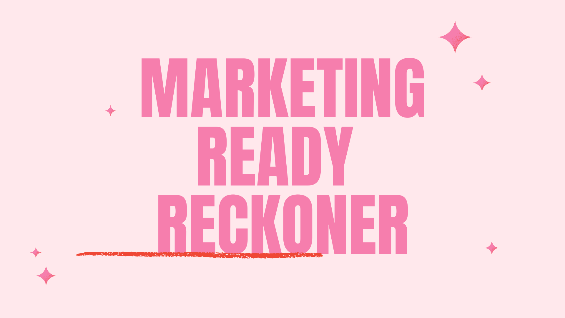 Salon marketing reckoner